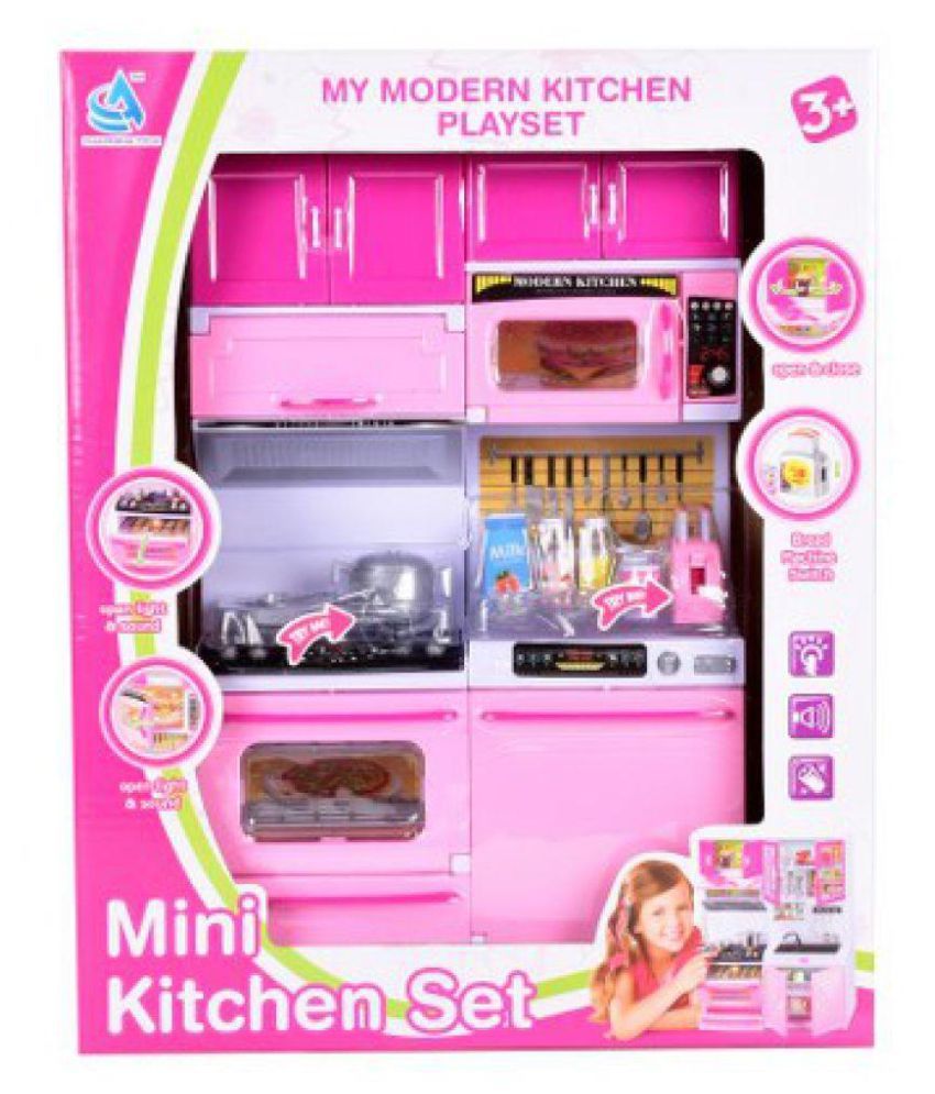 kitchen playset with light and sound