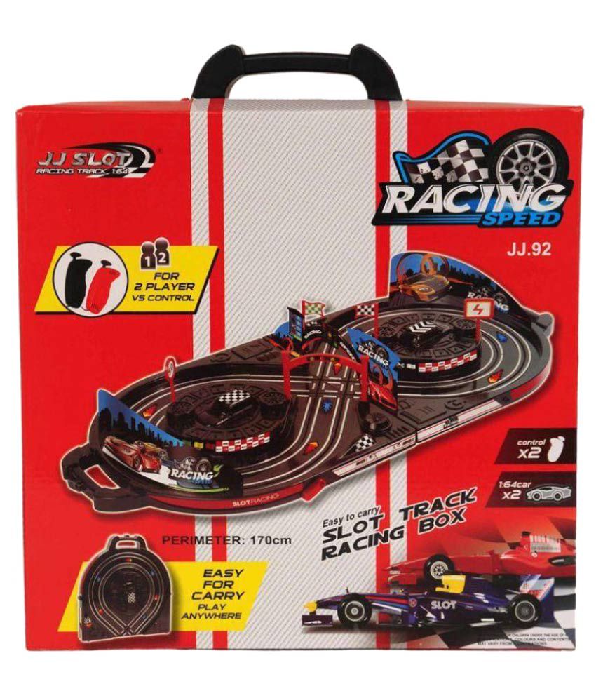 slot track racing box