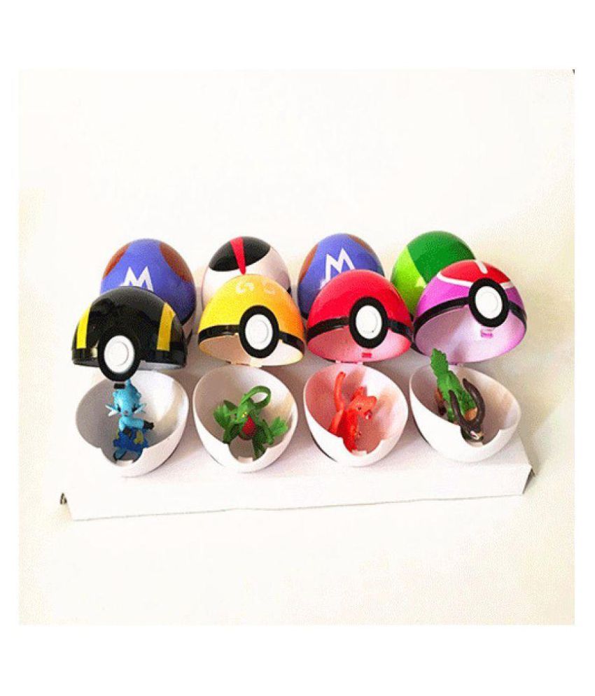 pokemon balls and figures