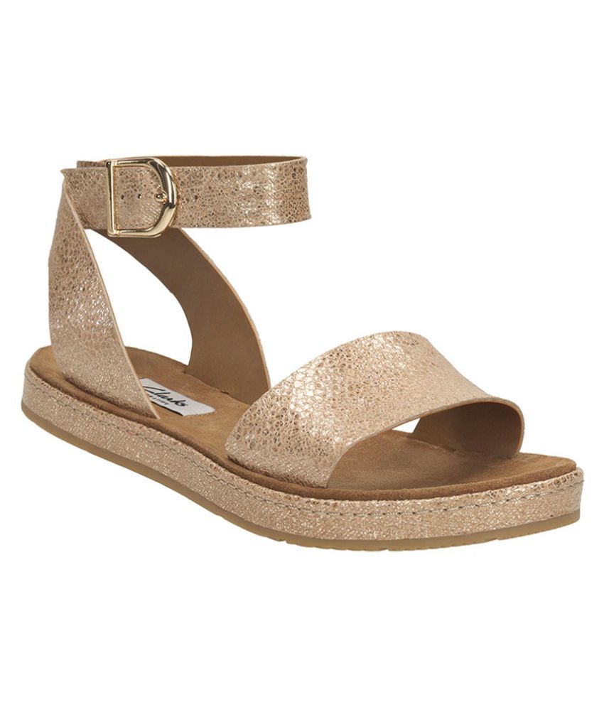 clarks gold shoes