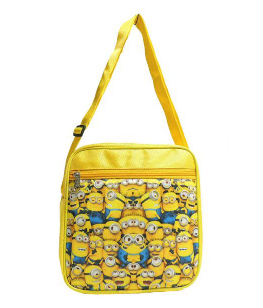 Shophills Yellow Nylon Minion Printed Sling Bag: Buy Online at Best Price in India - Snapdeal