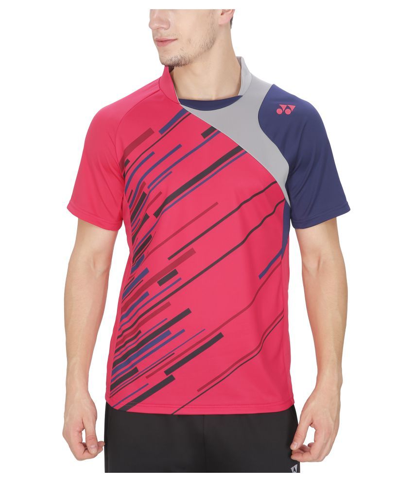 Yonex Pink Polyester T Shirts: Buy Online at Best Price on Snapdeal