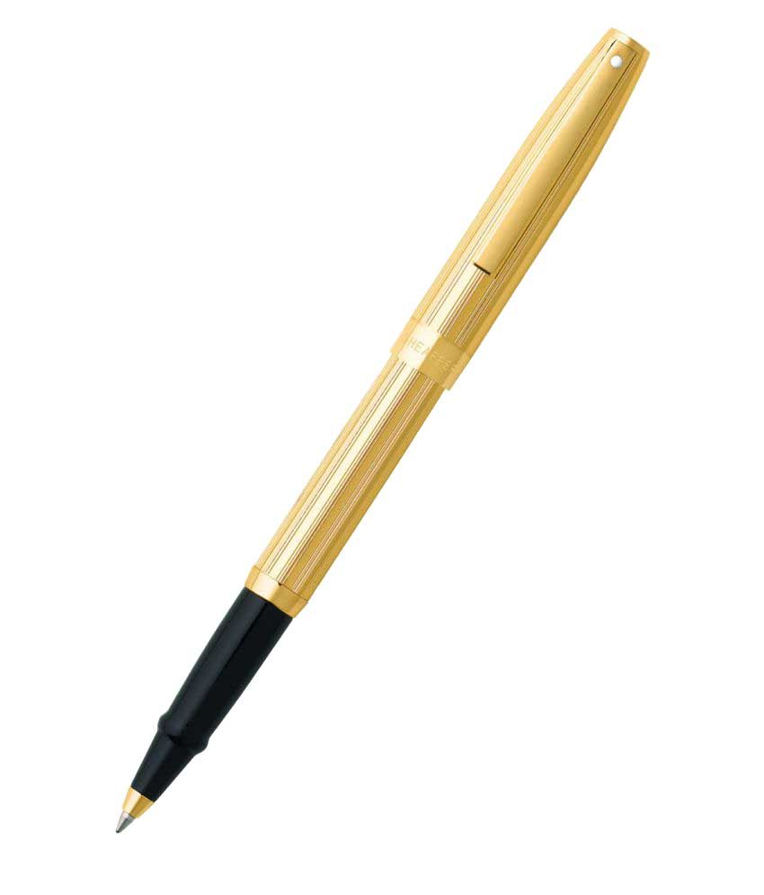 Sheaffer Sagaris Fluted Gold Gold Trim Roller Ball Pen Buy Online at
