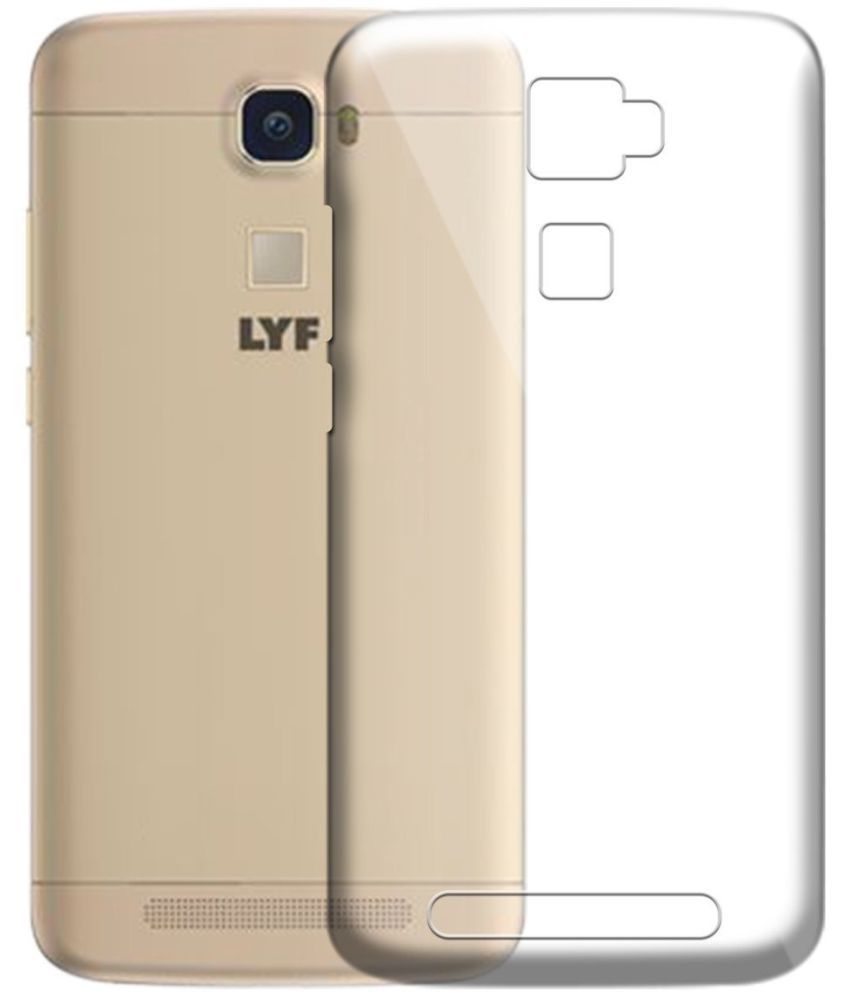 Lyf Water 9 Plain Cases Ibnelite Transparent Plain Back Covers Online At Low Prices Snapdeal India