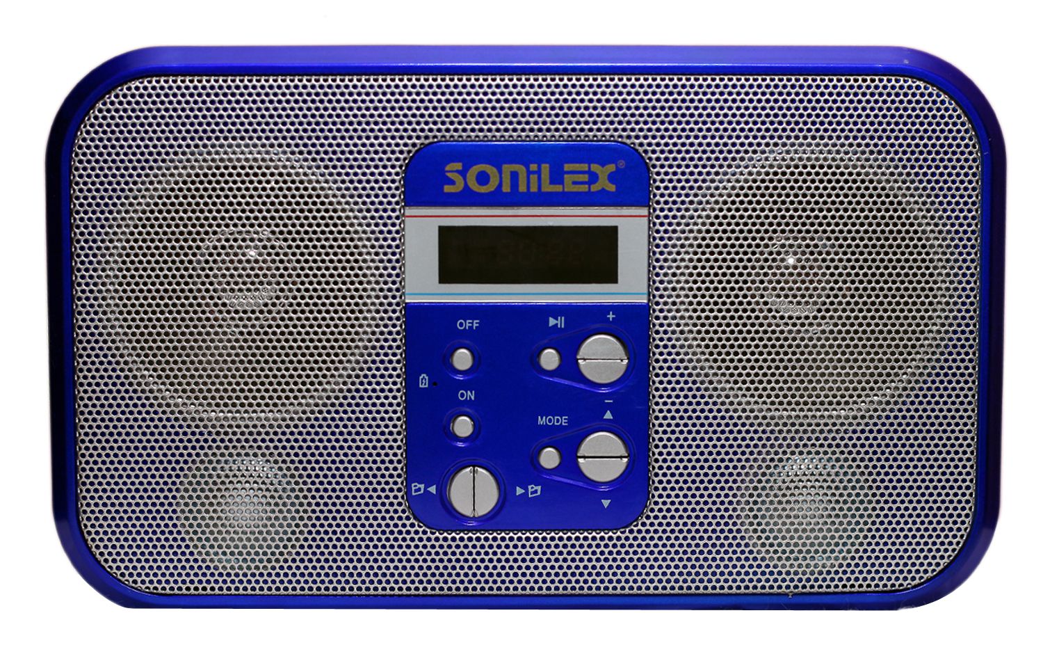     			Sonilex Portable Multimedia Fm Radio Usb-sd Player Stereo Speaker 360 - Blue