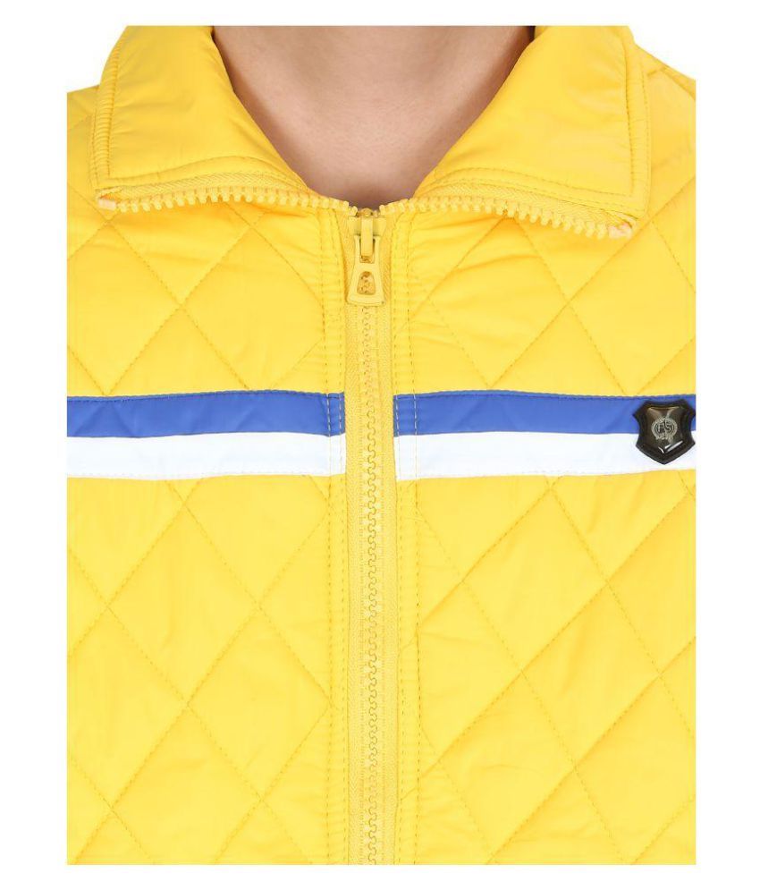 Civil Outfitters Yellow Quilted & Bomber Jacket Buy Civil Outfitters
