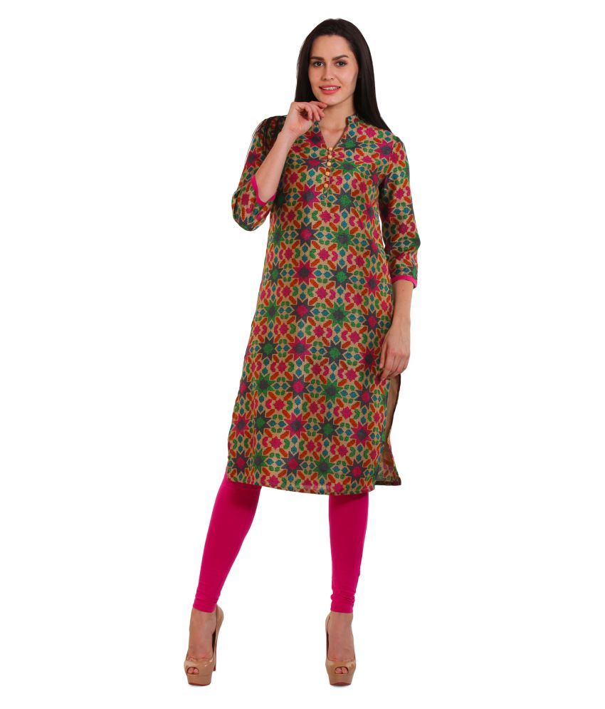polyester kurti