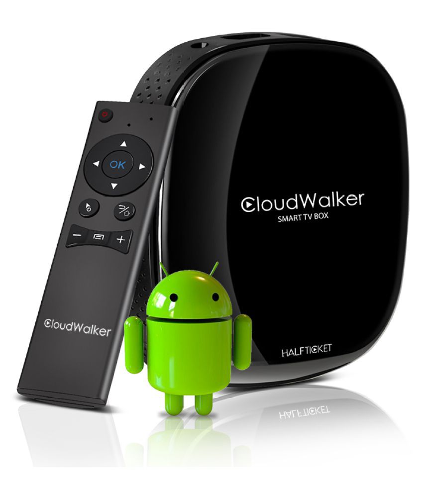     			Half Ticket TV Smart Box with Air Mouse & 1 year DittoTV Streaming Media Players