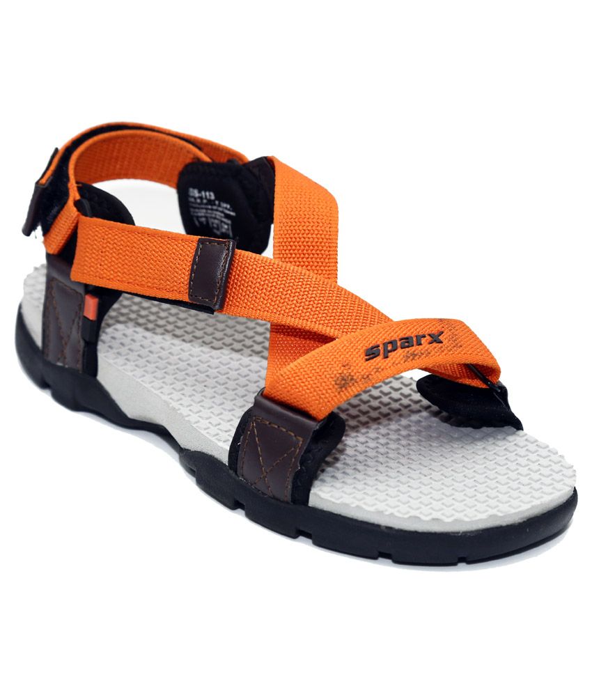 sparx orange slippers