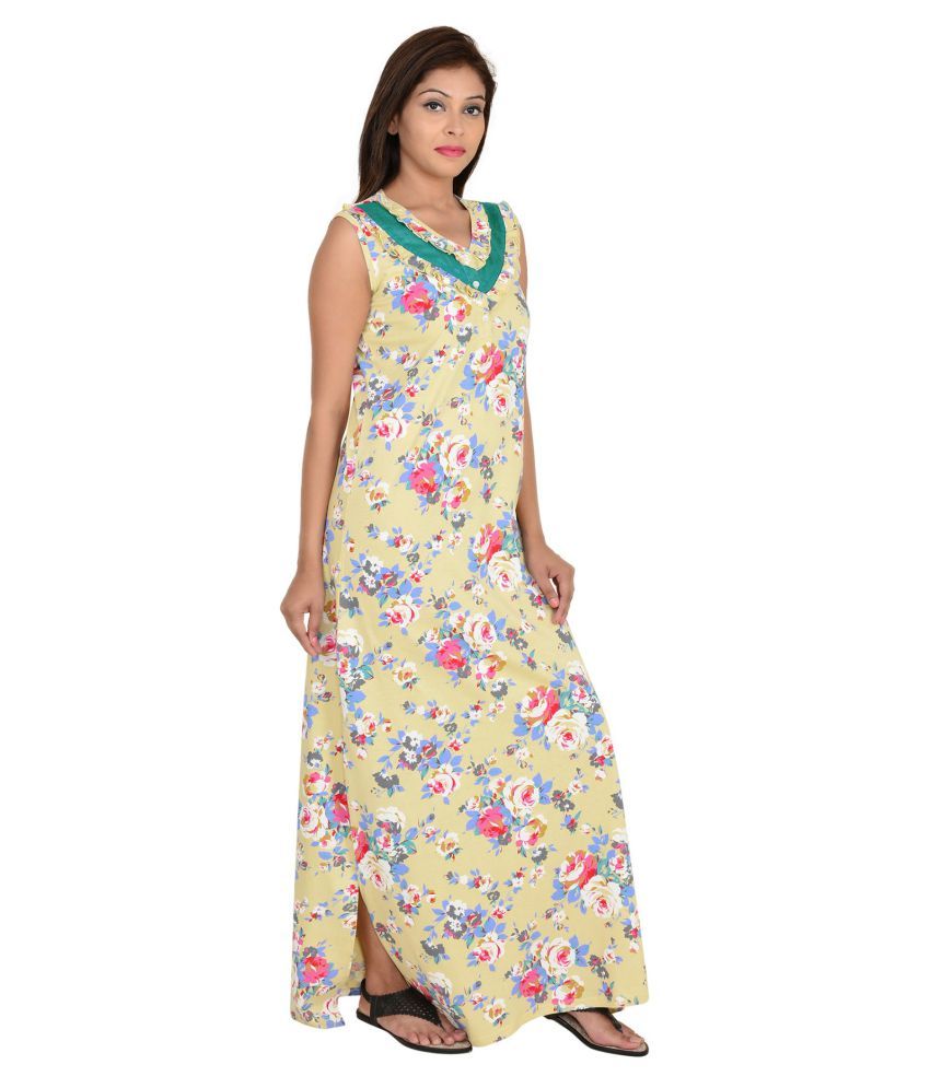 indian cotton night gowns