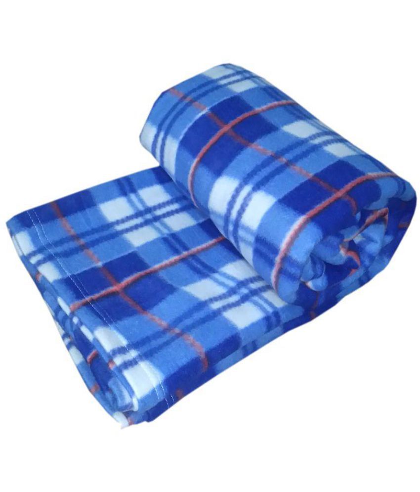Panipat Textile Hub Double Polar Fleece Checks Blanket Buy Panipat