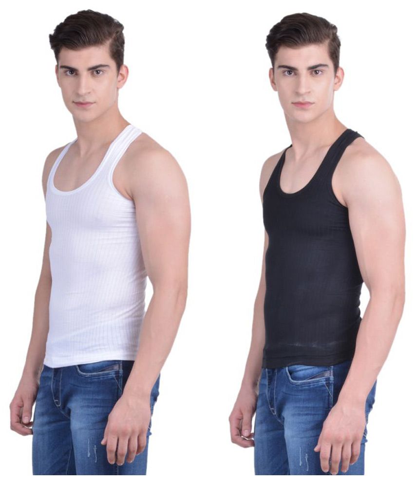 Dollar Bigboss Multi Sleeveless Vests Pack of 2 - Buy Dollar Bigboss ...