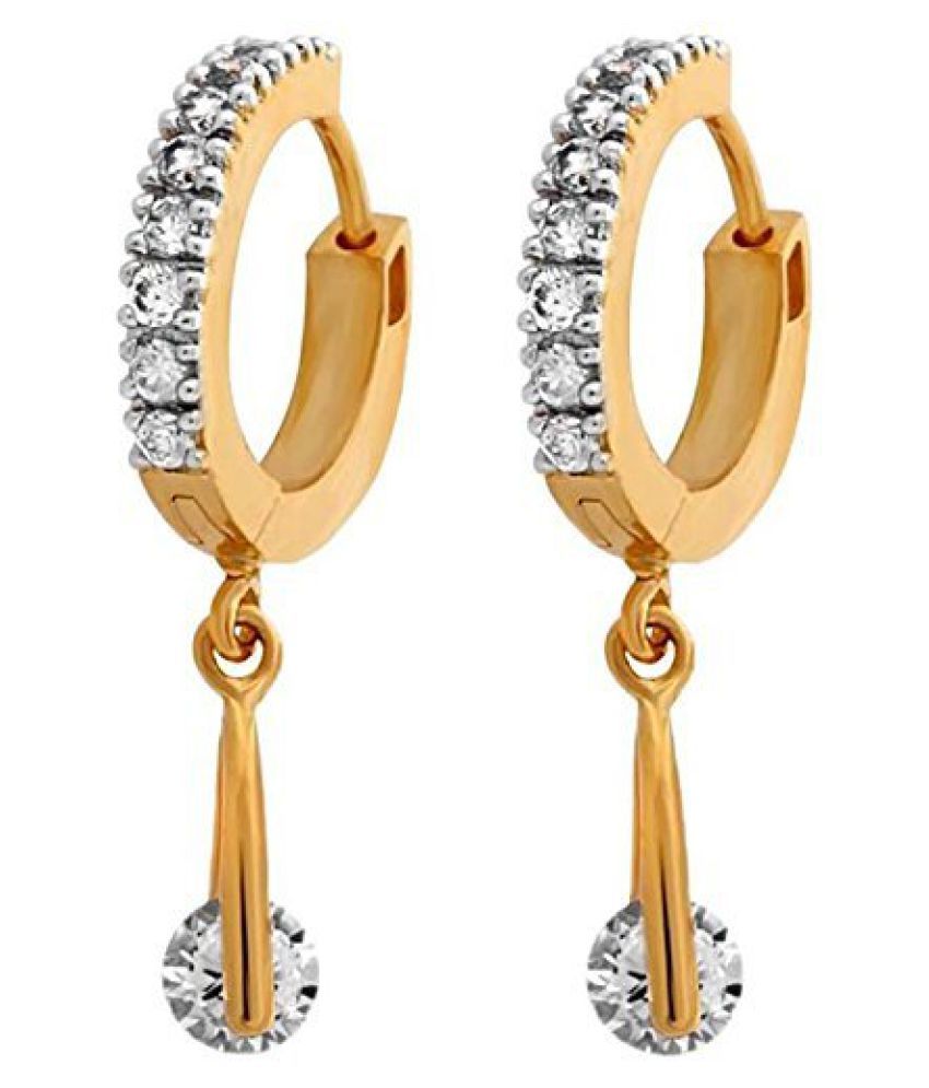     			Youbella Gold Plated Drop Earrings