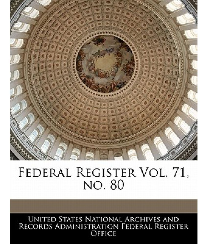 Federal Register Online Federal Register Online