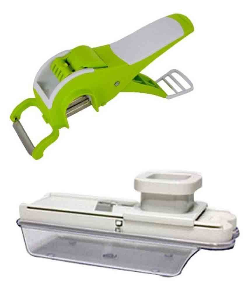invella Combo of Vegetable Cutter Peeler with Dry fruit Cutter Buy
