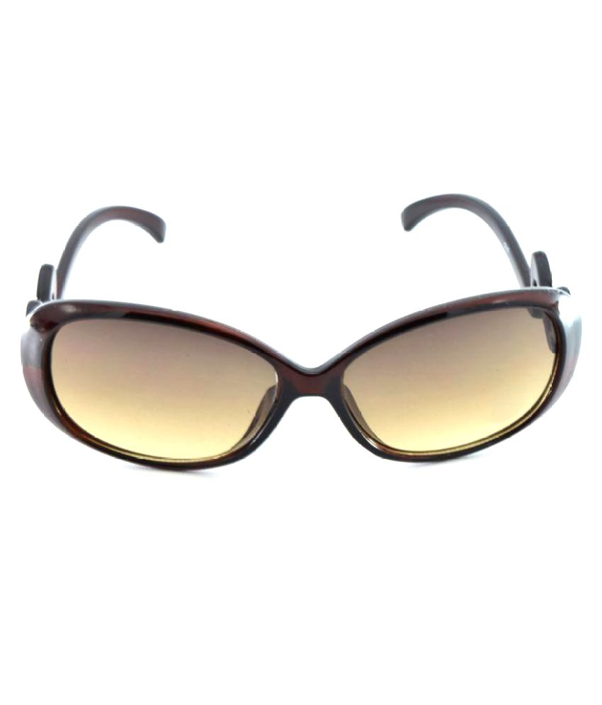 Dpearls Brown Cat Eye Sunglasses Dp Zs 002 Buy Dpearls Brown Cat Eye Sunglasses Dp Zs