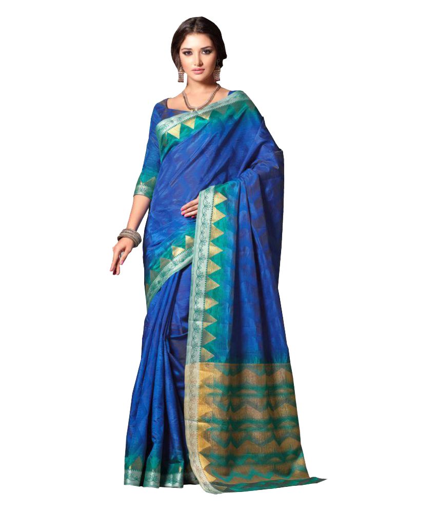 Bhairav Online Green and Blue Uppada Silk Saree - Buy Bhairav Online ...