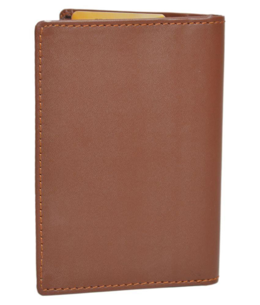 Knott P.U. Brown Passport Holder - Buy Knott P.U. Brown Passport Holder ...