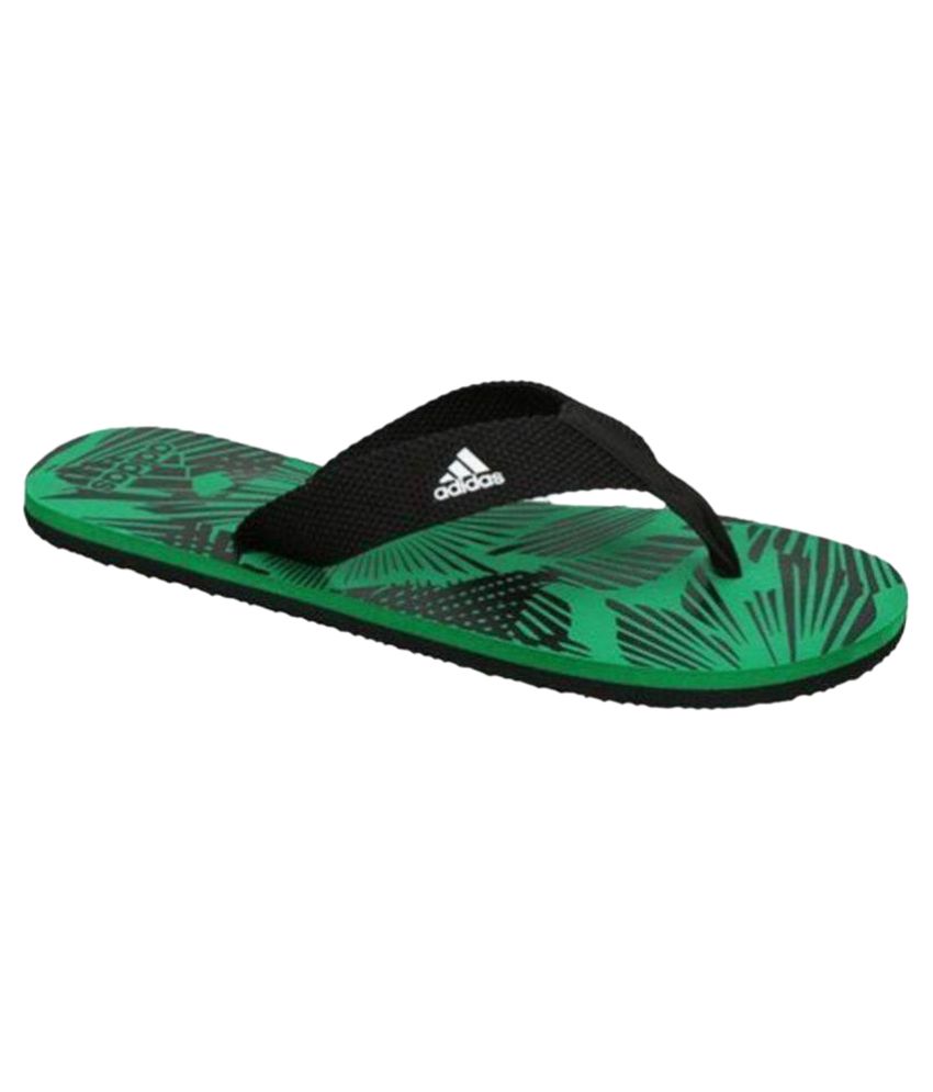 adidas black thong flip flop