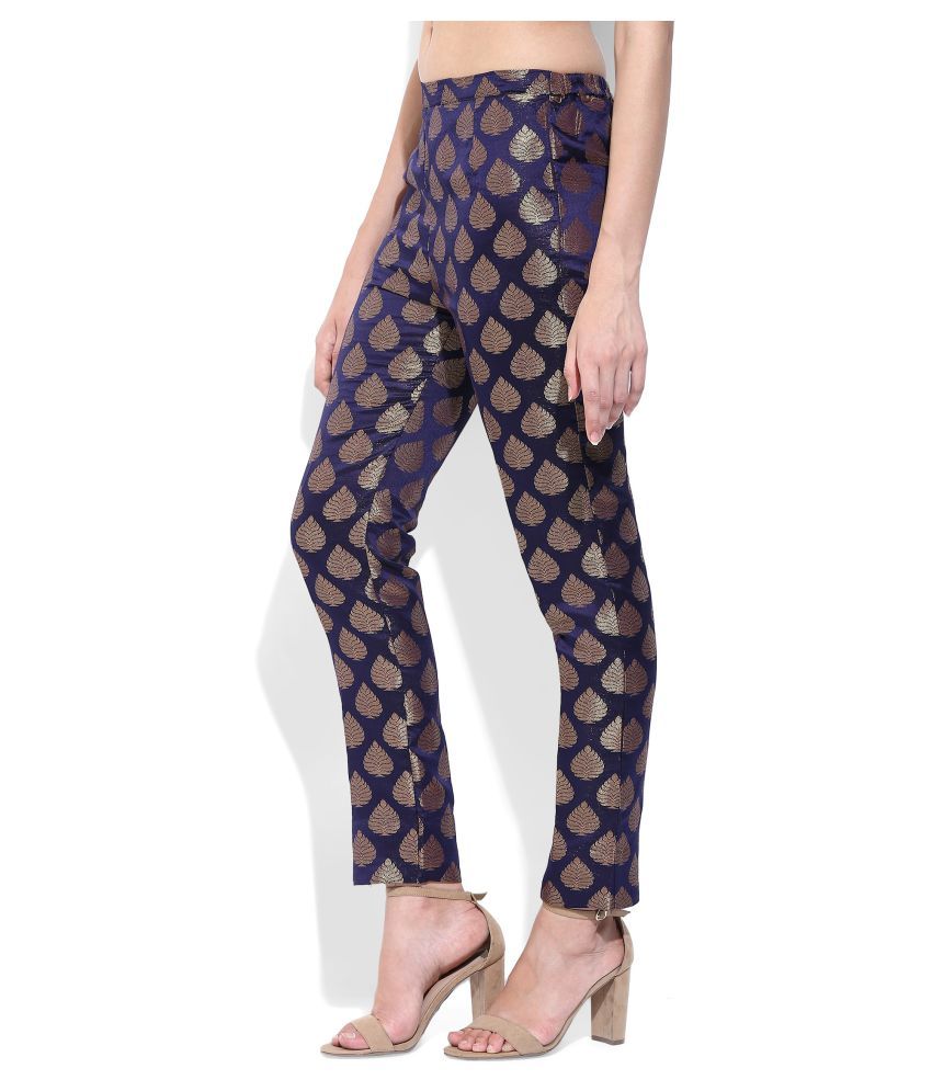 Brocade cigarette pants Clearance