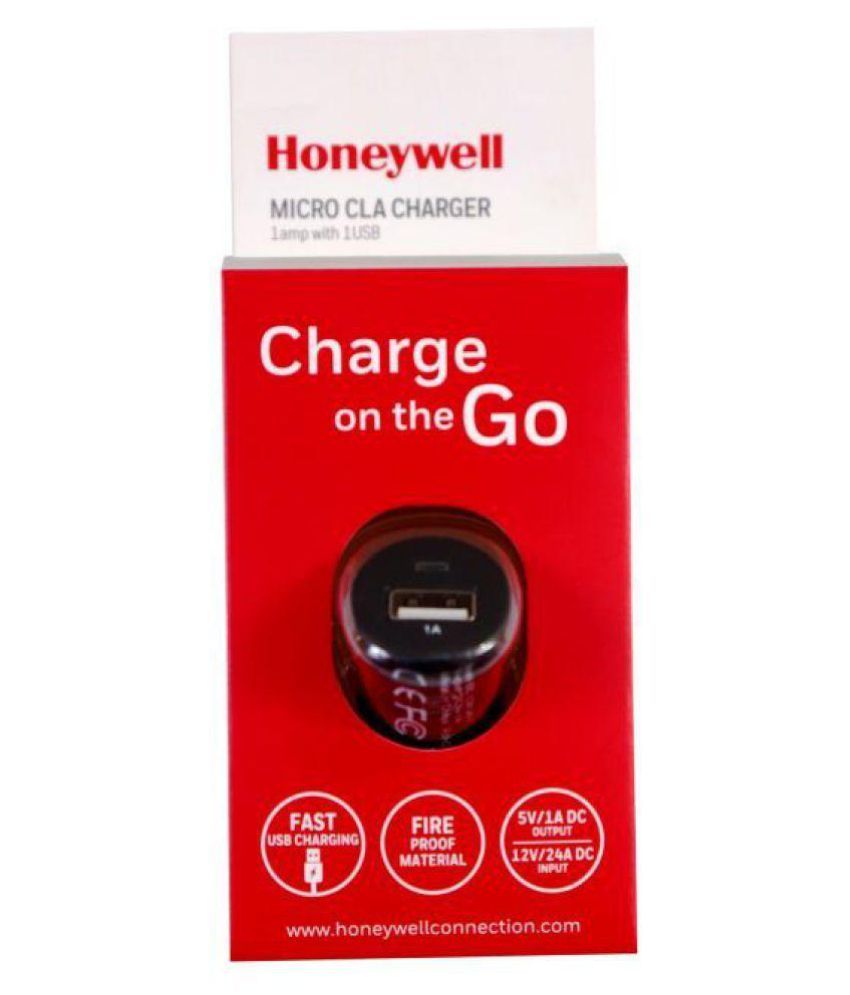 Honeywell Single USB Car charger 1 Amp Buy Honeywell Single USB Car