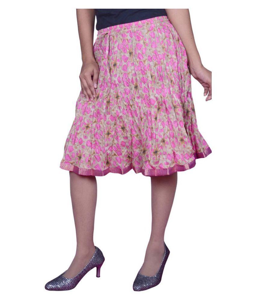 Buy Pezzava Cotton Broomstick Skirt Online at Best Prices in India