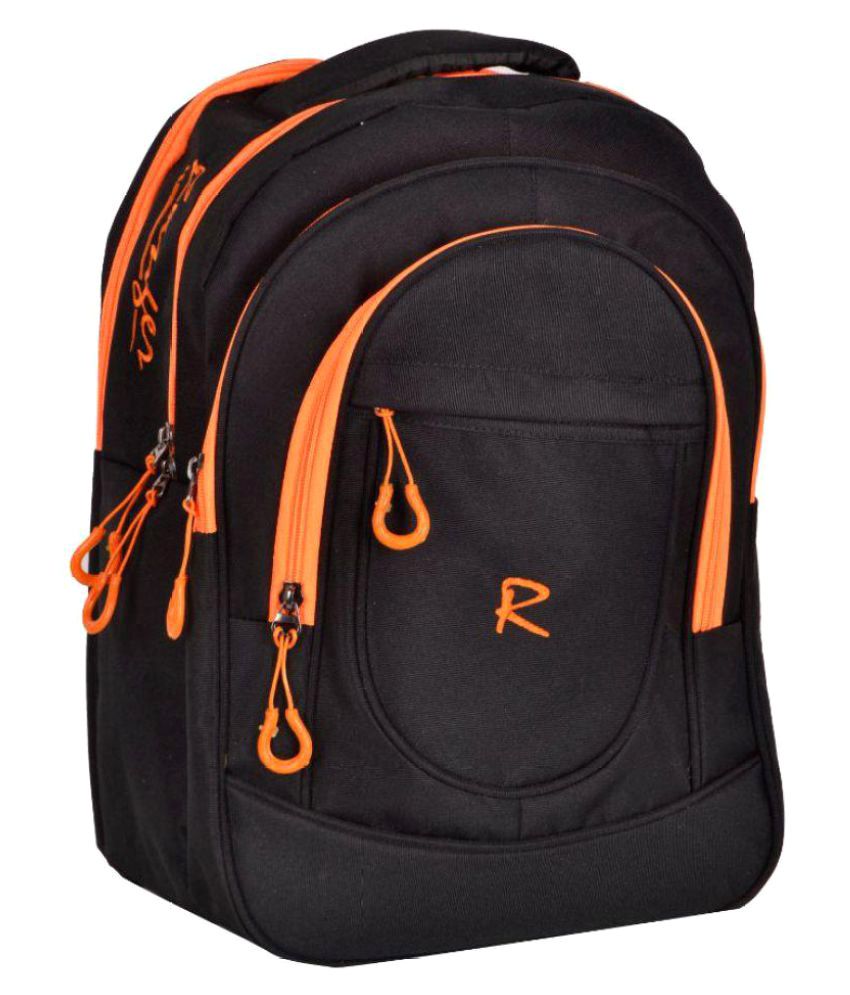     			Ranger Black New School Bag Backpack