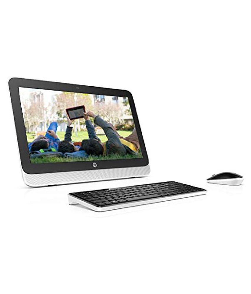 Hp 20 R202in All In One Desktop Core I5 4th Generation 4 Gb 1 Tb Windows 10 49 53 Cm 19 5 White Buy Hp 20 R202in All In One Desktop