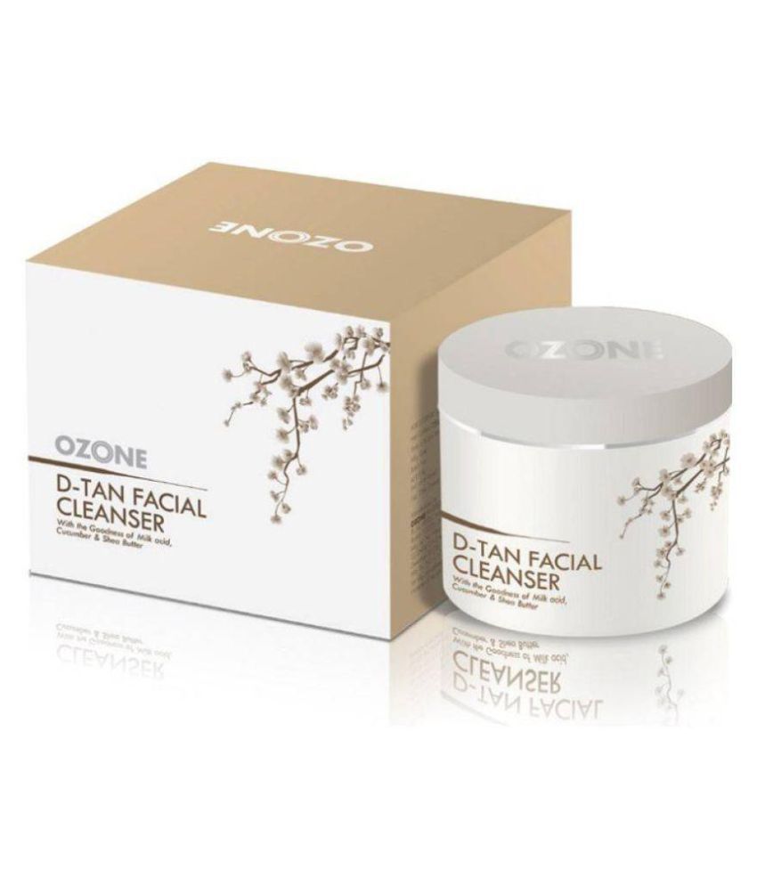     			Ozone D-Tan Facial Cleanser, Enriched with Cucumber, Shea Butter & Milk For Men & Women, 250gm