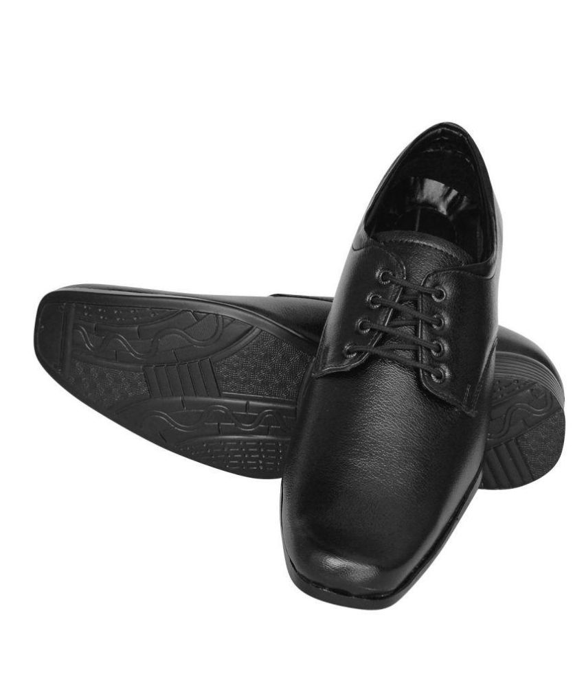 Indo Black Office Non-Leather Formal Shoes Price in India- Buy Indo ...
