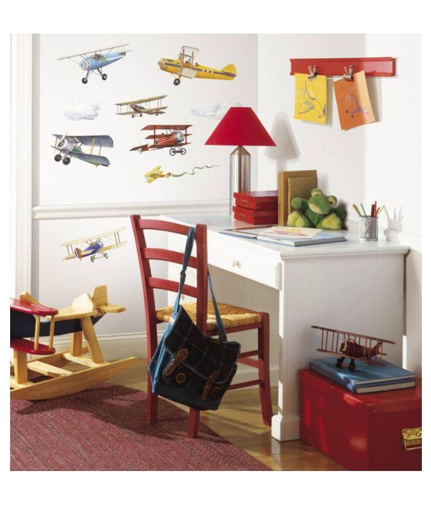 Asian Paints Vintage Planes Vinyl Wall Stickers Buy Asian Paints