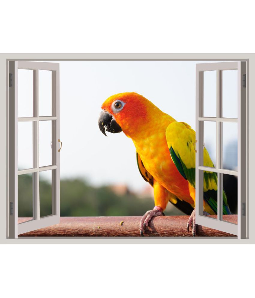     			Decor Villa Birds Parrots Beak Vinyl Wall Stickers