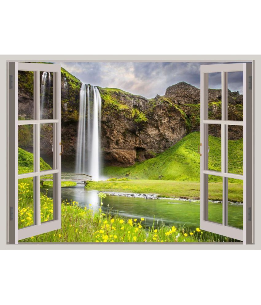 Decor Villa Cold Waterfall Vinyl Wall Stickers