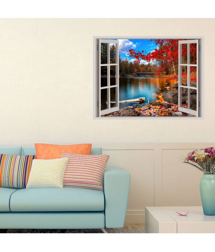     			Decor Villa Fall Foliage Vinyl Wall Stickers