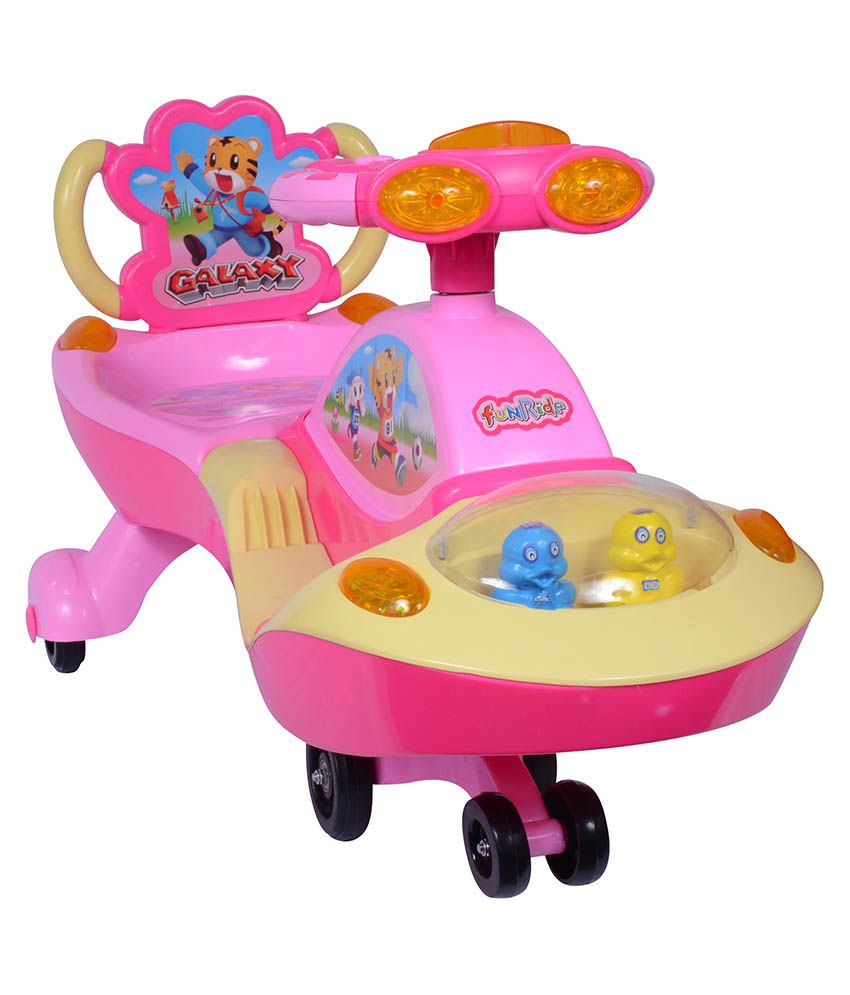 Ehomekart Pink Musical Magic Swing Car Buy Ehomekart Pink Musical Magic Swing Car Online At