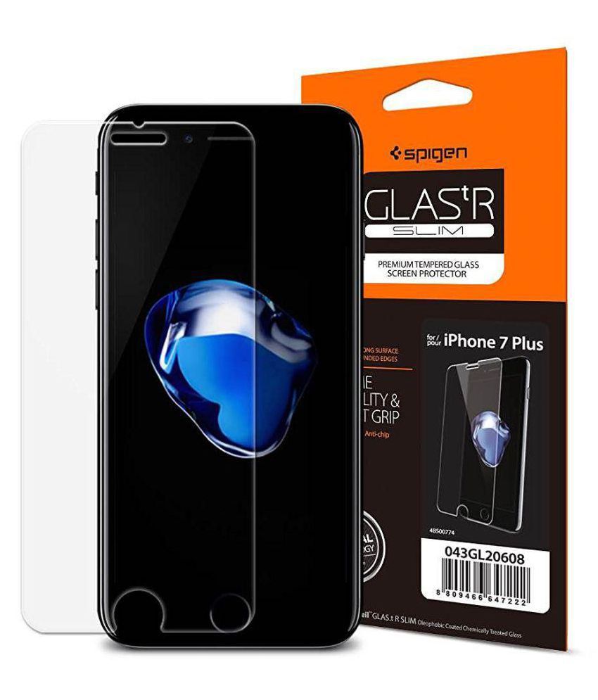Spigen iPhone 7 Plus Tempered Glass "Glas.tR SLIM" - Mobile Screen ...