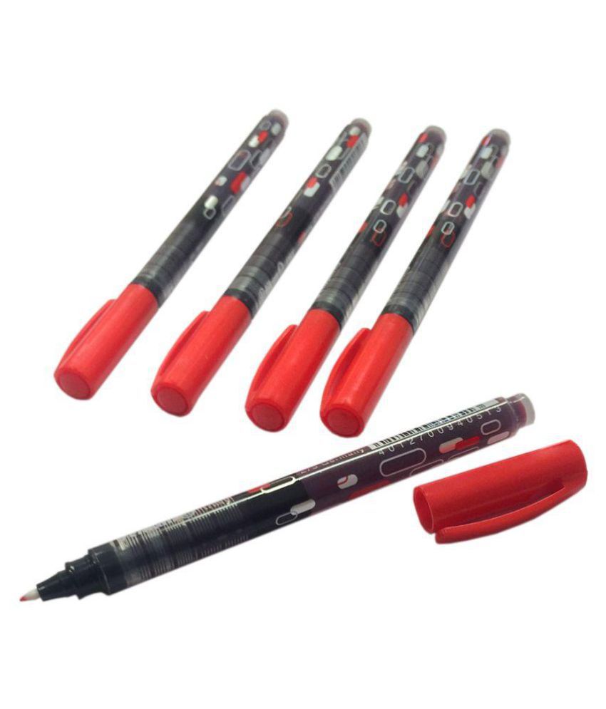     			Pelikan Inky Ink pen Red (Pack of 5) …
