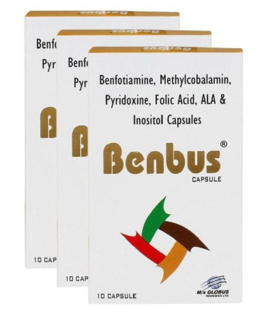 Globus Benbus(Benfotiamine, Methylcobalamin, Folic acid)30 capsule