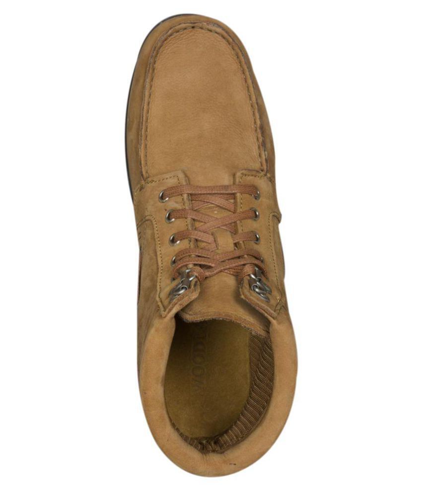 woodland tan boots
