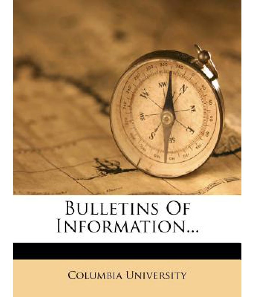 Bulletins Of Information...: Buy Bulletins Of Information... Online At ...