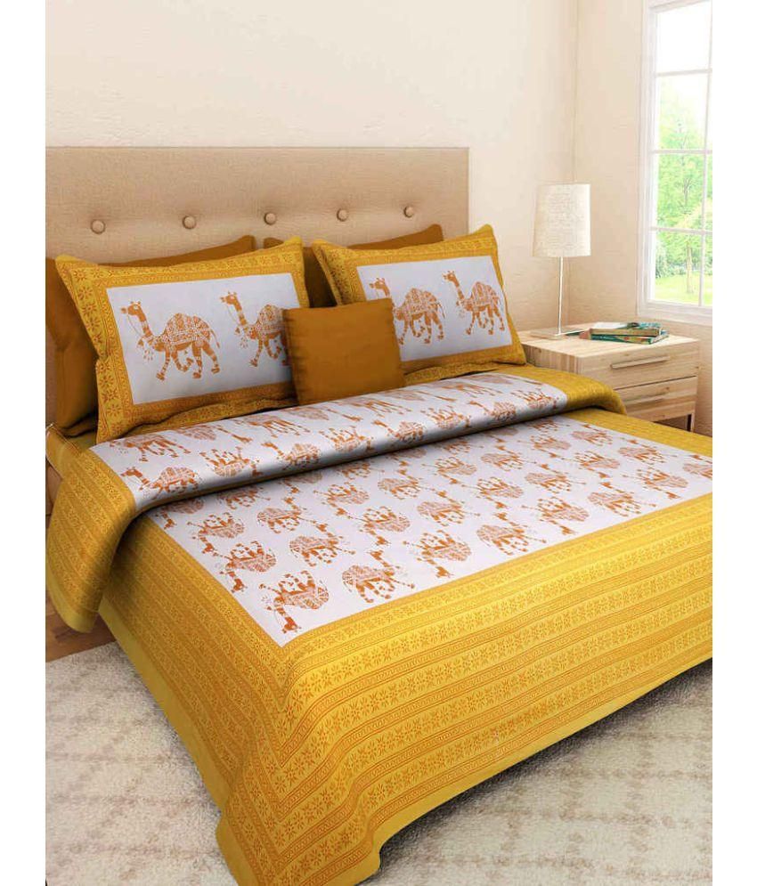 Mr Singh Double Cotton Animal Bed Sheet Buy Mr Singh Double Cotton