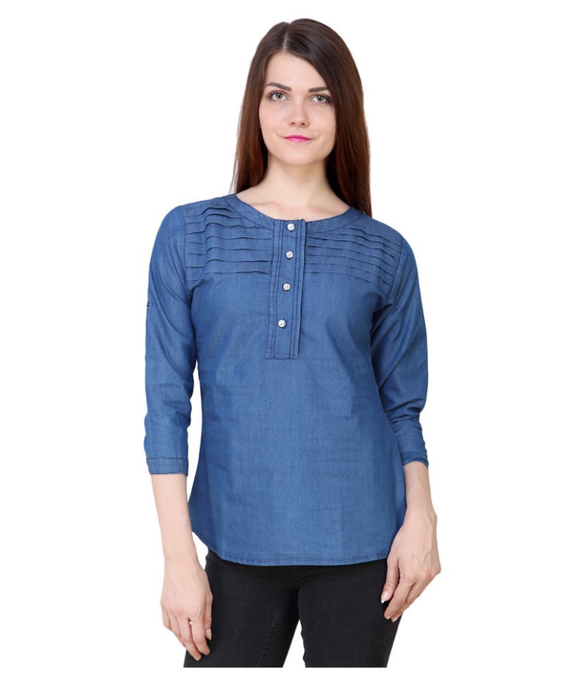 Urban Classy Denim Regular Tops Buy Urban Classy Denim Regular Tops
