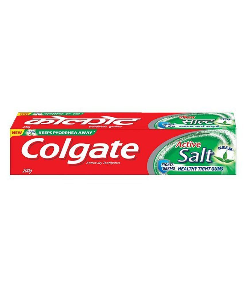 Colgate Active Salt Neem Toothpaste 200 G Buy Colgate Active Salt Neem Toothpaste 200 G At