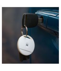 Motorola Connect Coin Keylink Bluetooth Phone and Key Finder - White