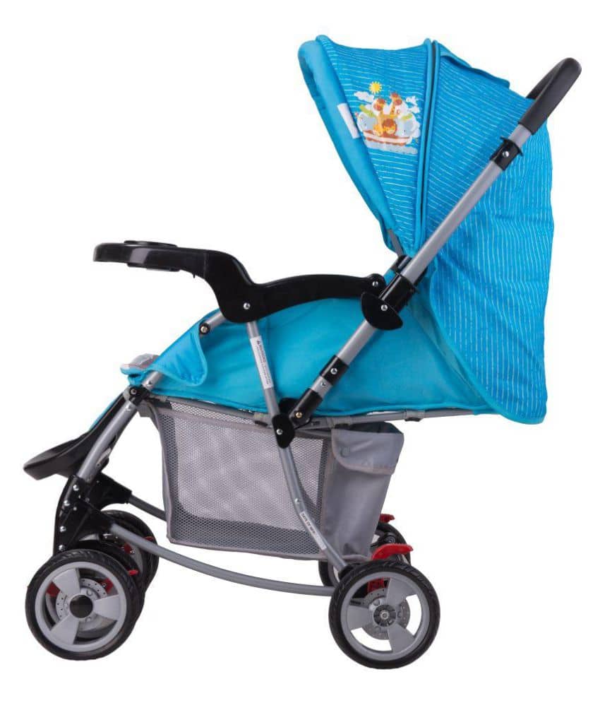 Toyhouse StarKid Elite Baby Stroller Pram with Rocking Function Sky