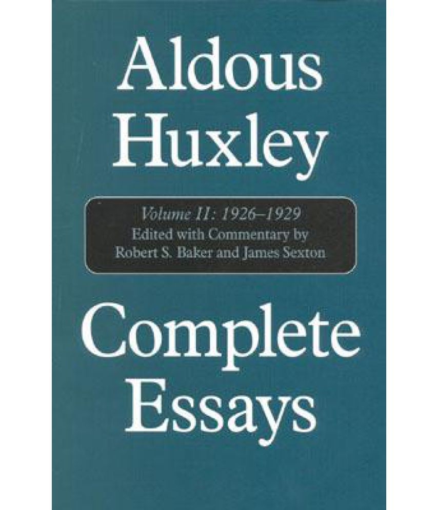 aldous huxley essays online