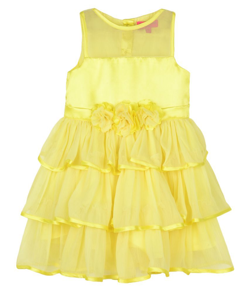 kids frill frock