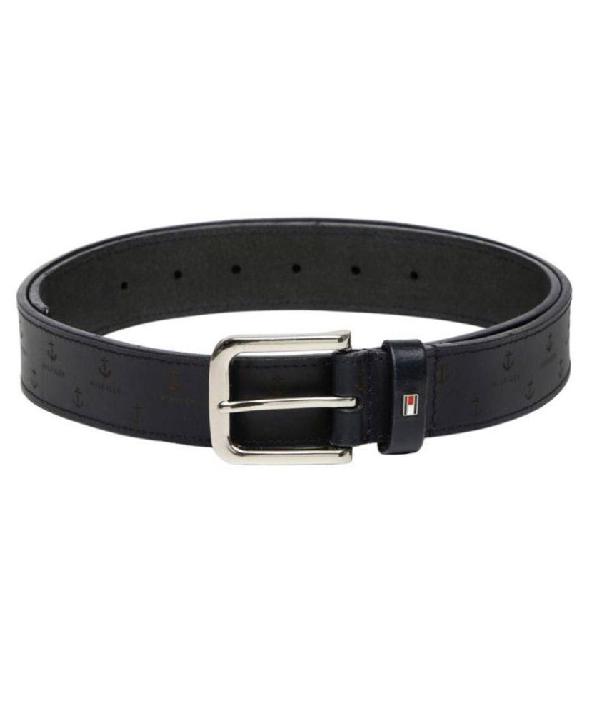 Tommy Hilfiger Navy Faux Leather Casual Belts - Buy Tommy Hilfiger Navy ...
