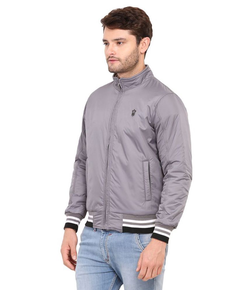 Duke Grey Casual Jacket - Buy Duke Grey Casual Jacket Online at Best ...