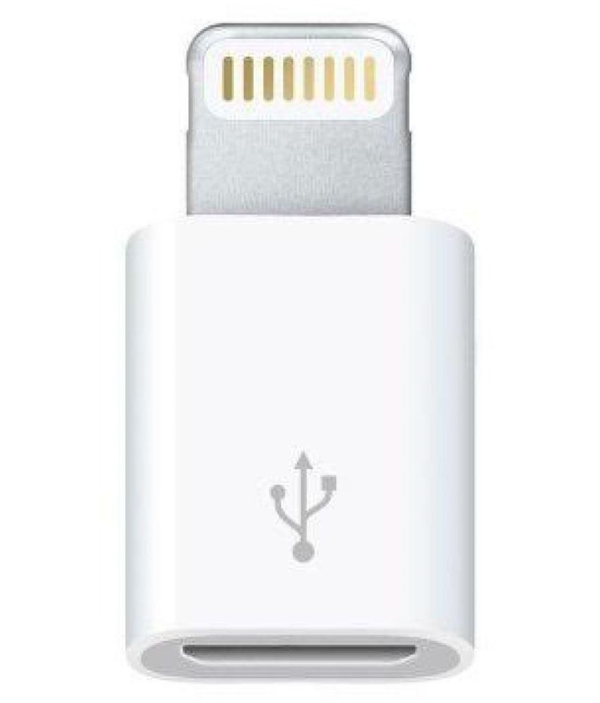 Premsons Lightning 8 pin to Micro USB Charger Sync Data Adapter Converter